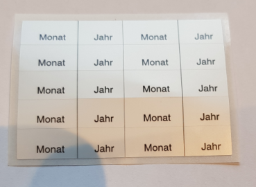GEZE Terminaufkleber f. Feststellanlagen